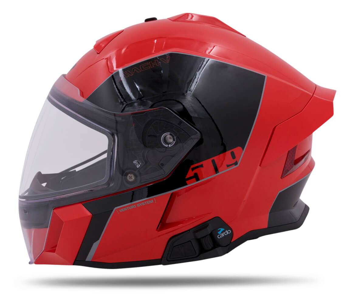 509 Mach V Commander Bluetooth Casco