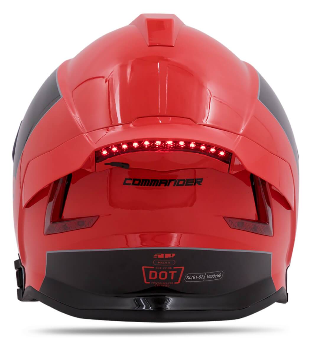 509 Mach V Commander Bluetooth Casco