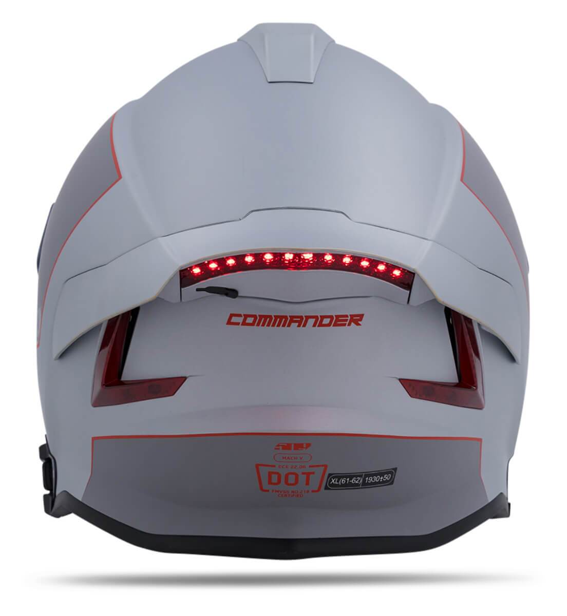 509 Mach V Commander Bluetooth Casco
