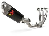 Sistema de escape Akrapovic Racing para Yamaha Tracer 9 GT 2021-2024, fibra de carbono/titanio [Caja abierta]