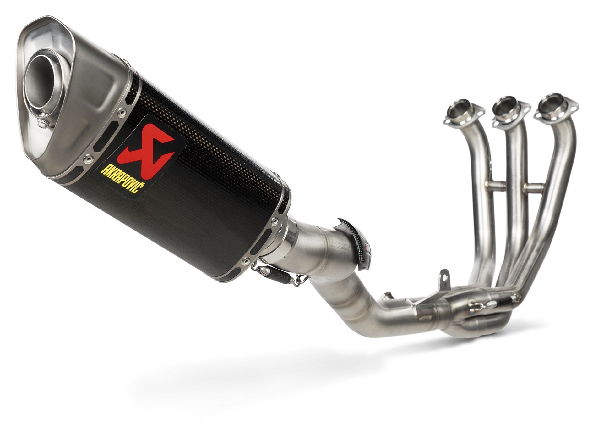 Sistema de escape Akrapovic Racing para Yamaha Tracer 9 GT 2021-2024, fibra de carbono/titanio [Caja abierta]
