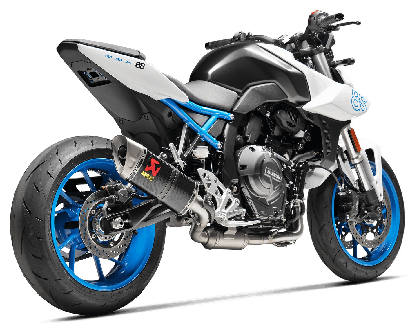 Sistemas de escape Akrapovic Racing para Suzuki GSX-8S / GSX-8R 2023-2024