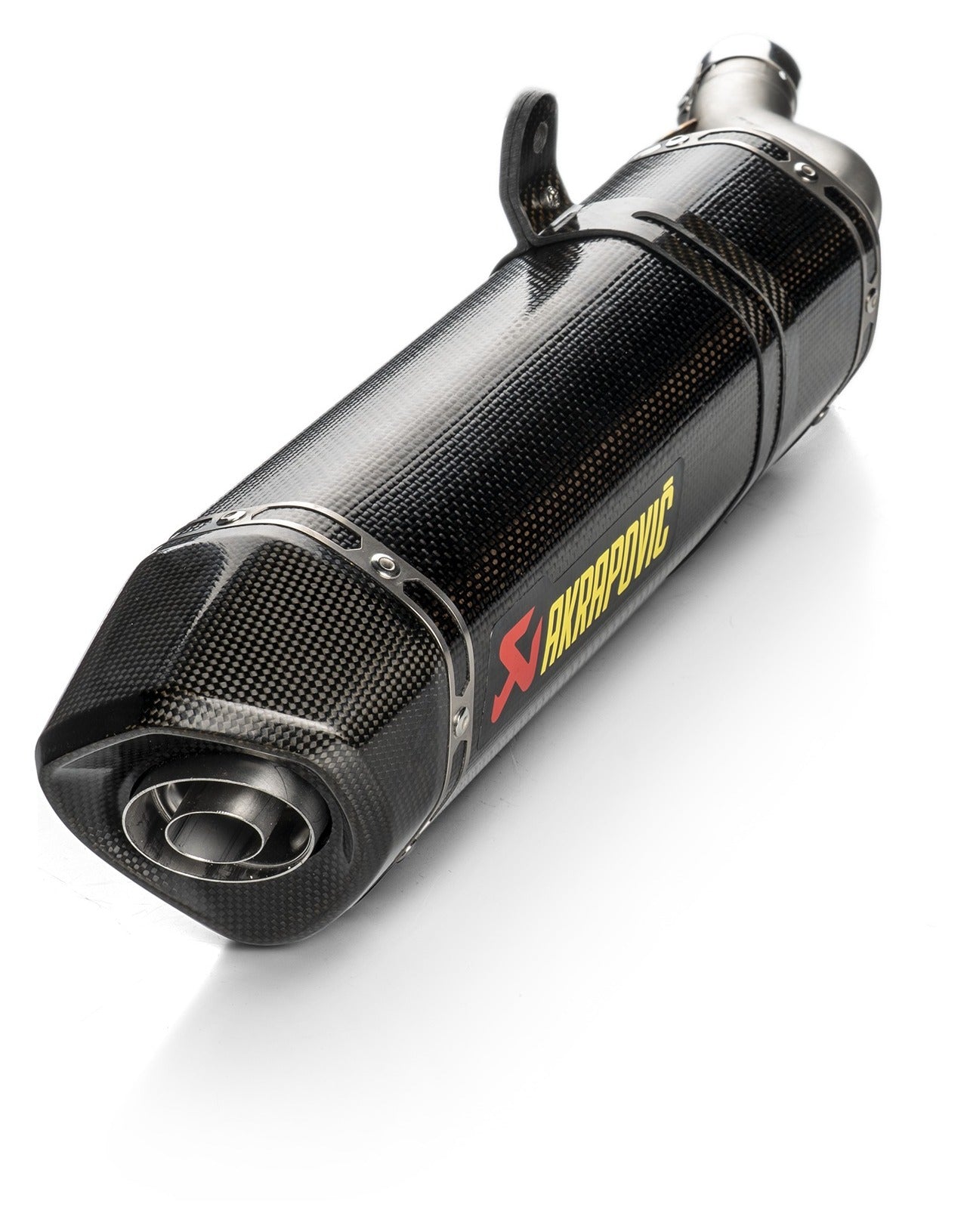 Escapes Akrapovic Slip-On de fibra de carbono para Honda CB500F / CBR500R / CB500X 2016-2019 [Caja abierta]