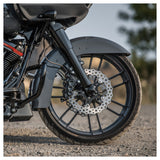 Rotor delantero/trasero dentado Arlen Ness de 11,8" para Harley (2006-2017)