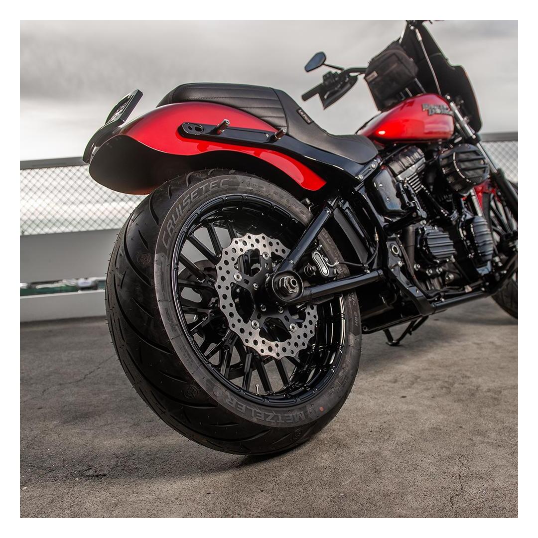 Rotor delantero/trasero dentado Arlen Ness de 11,8" para Harley (2006-2017)