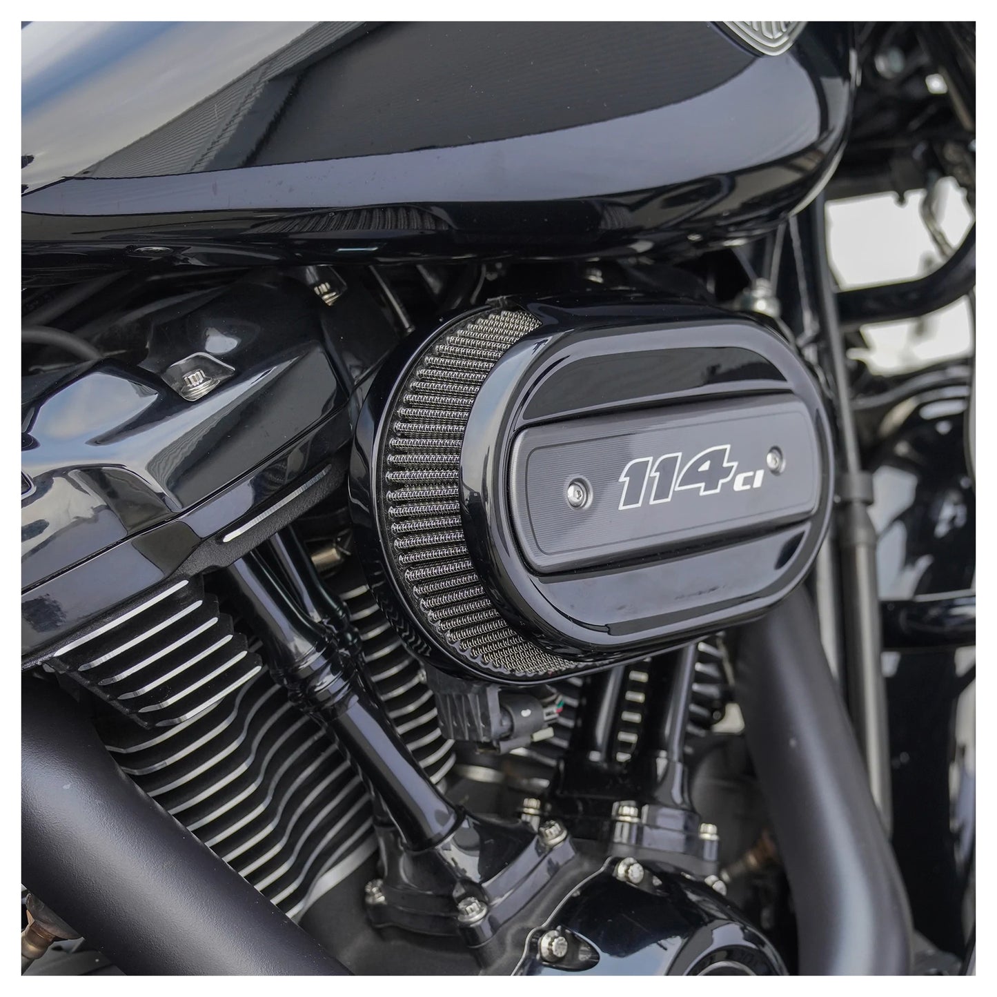 Filtro de aire mejorado Arlen Ness Big Sucker Factory Oval para Harley M8