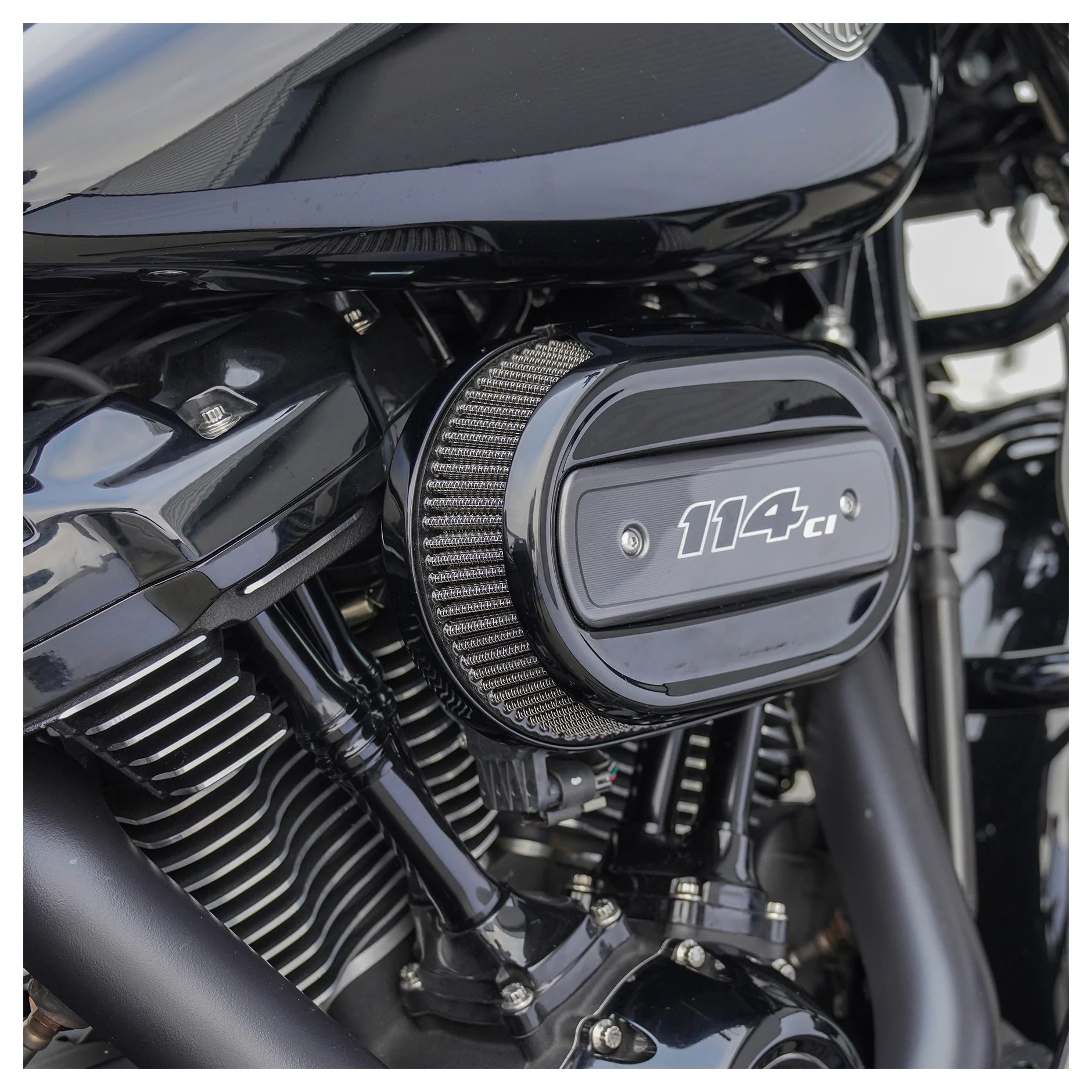 Filtro de aire mejorado Arlen Ness Big Sucker Factory Oval para Harley M8