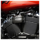 Cubierta de bobina de fibra de carbono Arlen Ness para Harley Touring/Softail 2023-2025