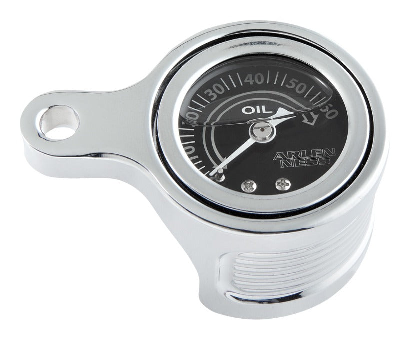 Kit de manómetro de aceite Arlen Ness Radius para Harley M8
