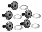 Kit de pernos de rotor de montaje de radios de titanio Holeshot de Arlen Ness para Harley Touring 2009-2025