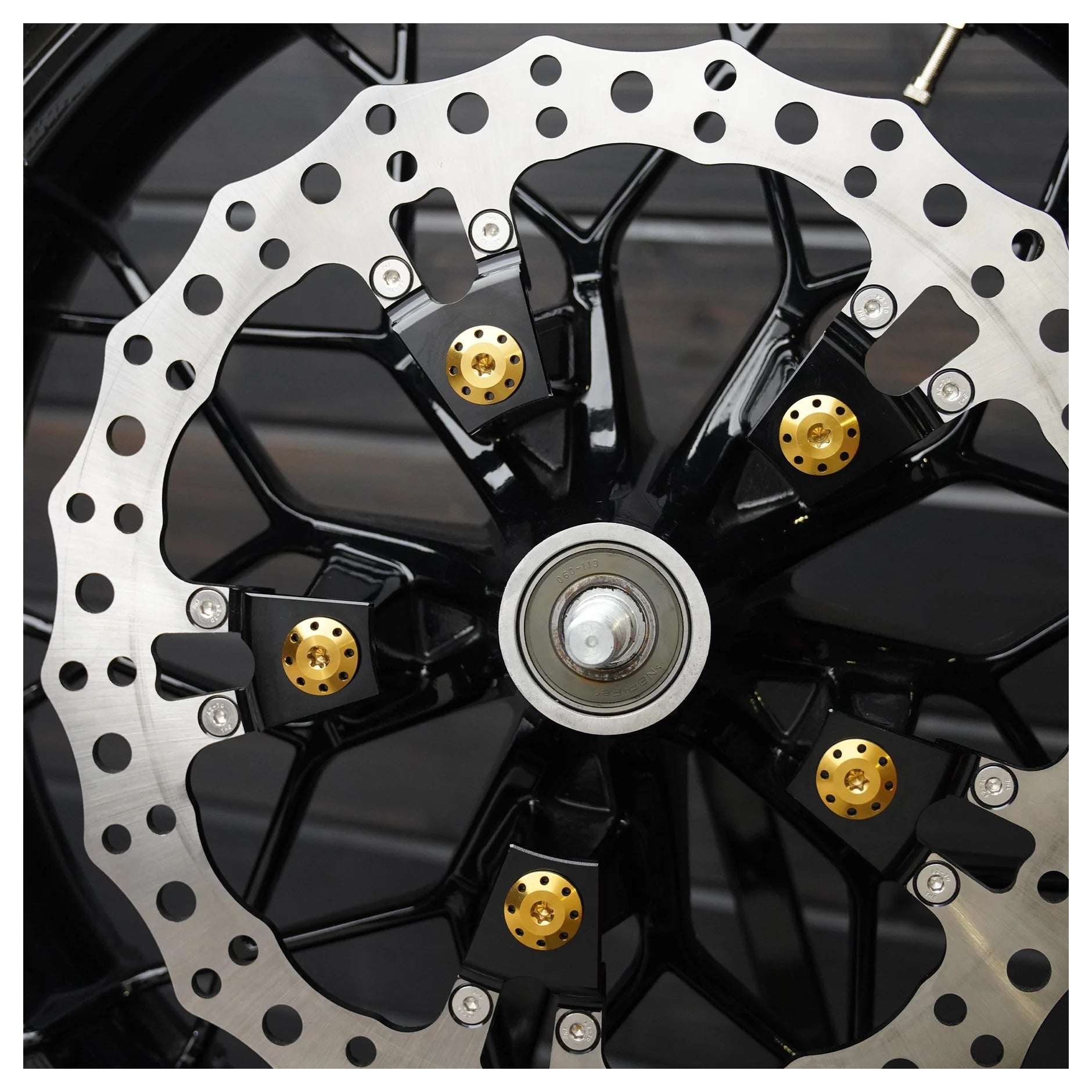 Kit de pernos de rotor de montaje de radios de titanio Holeshot de Arlen Ness para Harley Touring 2009-2025