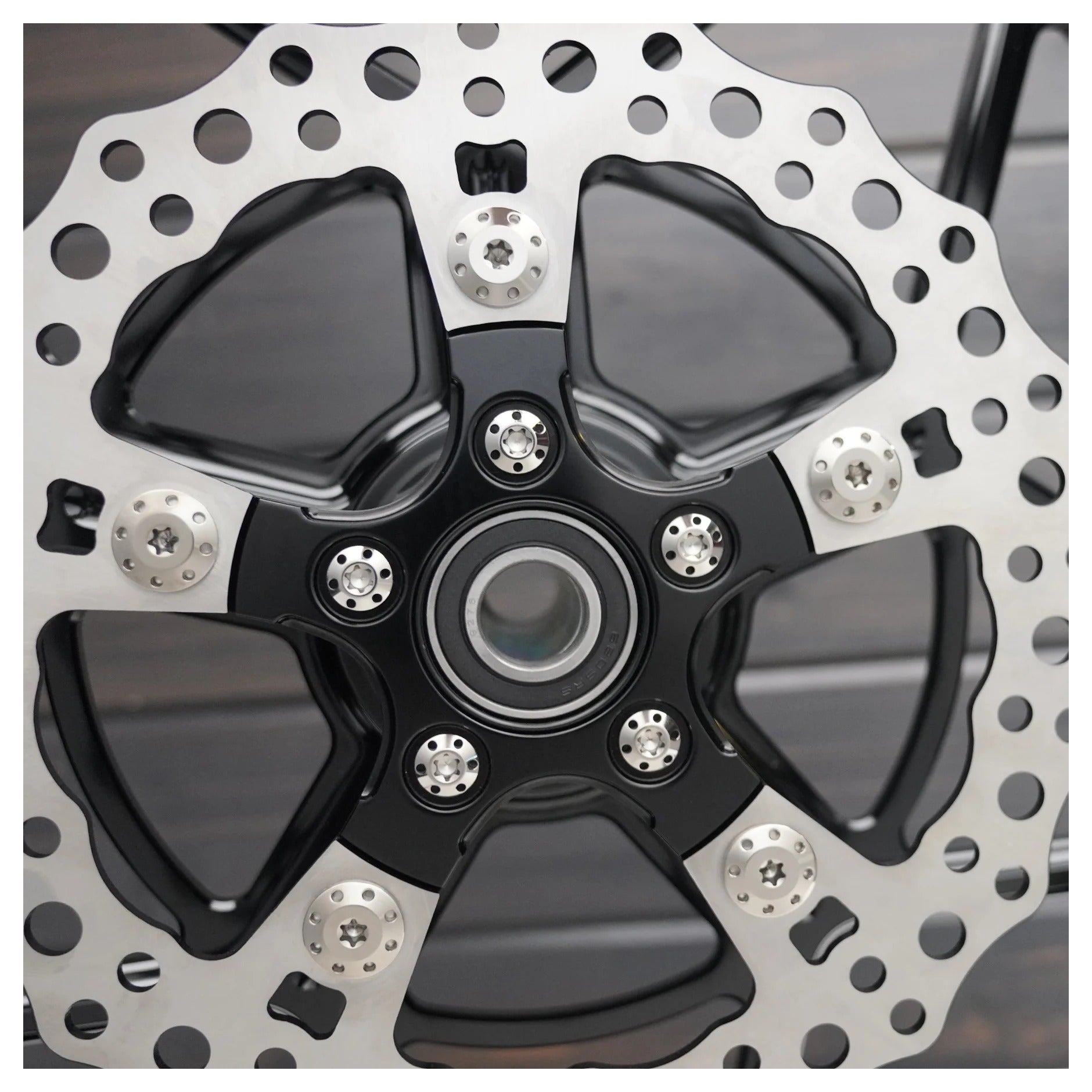 Kit de pernos de rotor de montaje en buje de titanio Holeshot de Arlen Ness para Harley 1986-2026