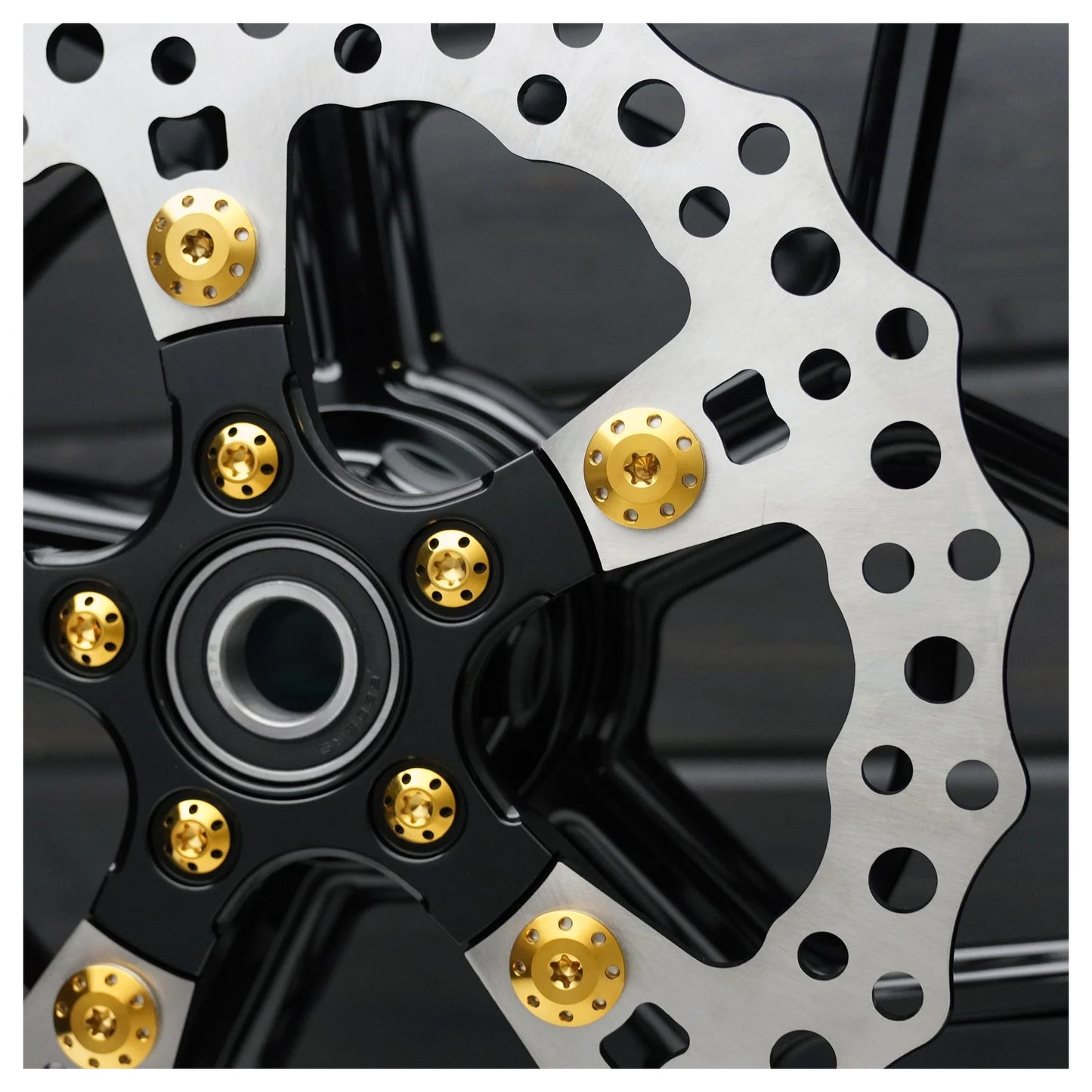 Kit de pernos de rotor de montaje en buje de titanio Holeshot de Arlen Ness para Harley 1986-2026