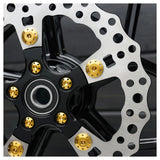 Kit de pernos de rotor de montaje en buje de titanio Holeshot de Arlen Ness para Harley 1986-2026