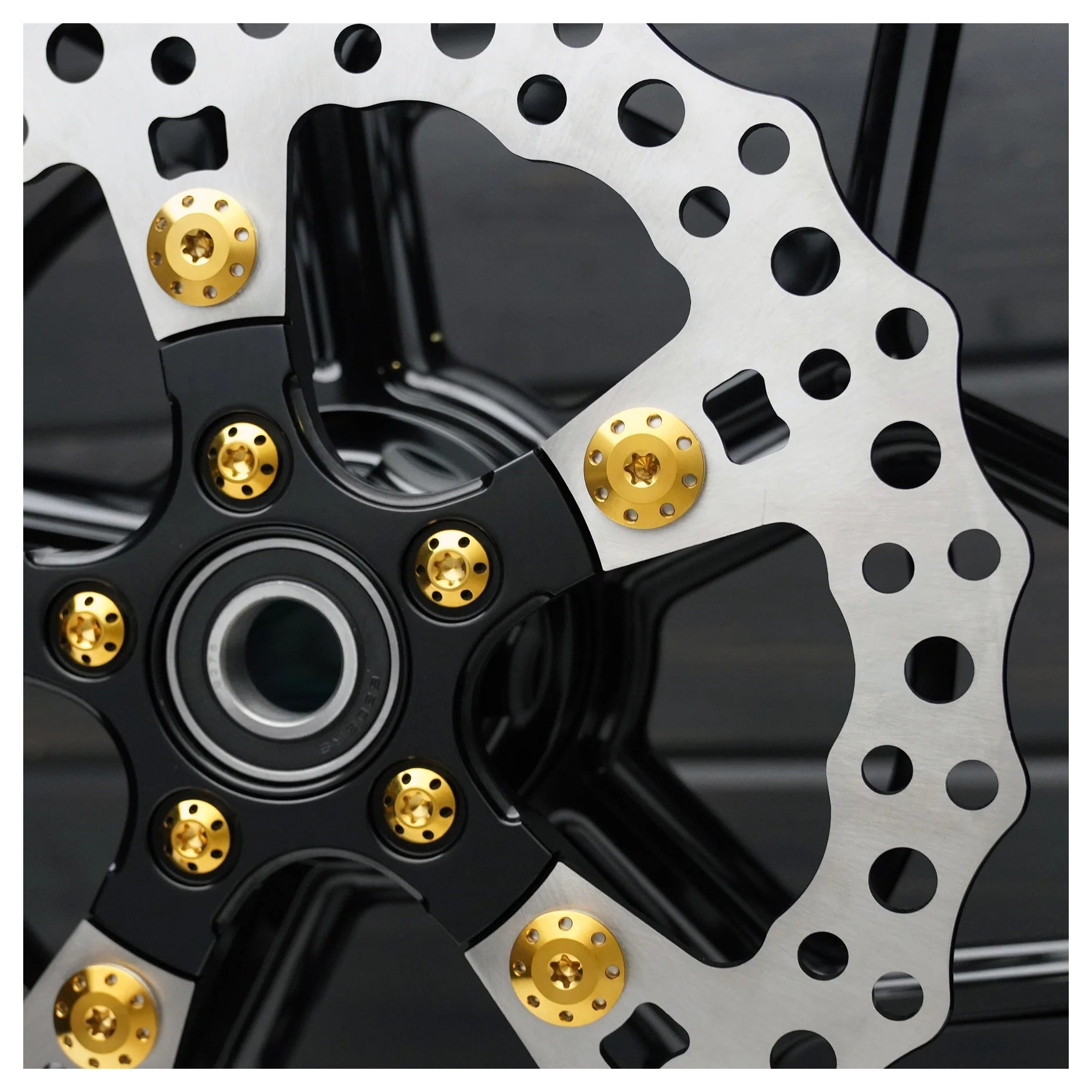 Kit de pernos de rotor de montaje en buje de titanio Holeshot de Arlen Ness para Harley 1986-2026