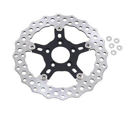 Rotor delantero/trasero dentado Arlen Ness de 11,5" para Harley 2000-2026