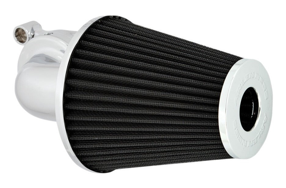 Kit de filtro de aire Arlen Ness Naked Monster Sucker para Harley Twin Cam 1999-2017, cromado [Previamente instalado]