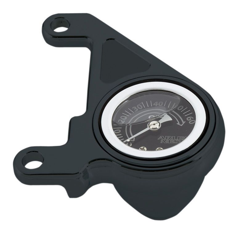 Kit de manómetro de presión de aceite Arlen Ness Radius para Harley