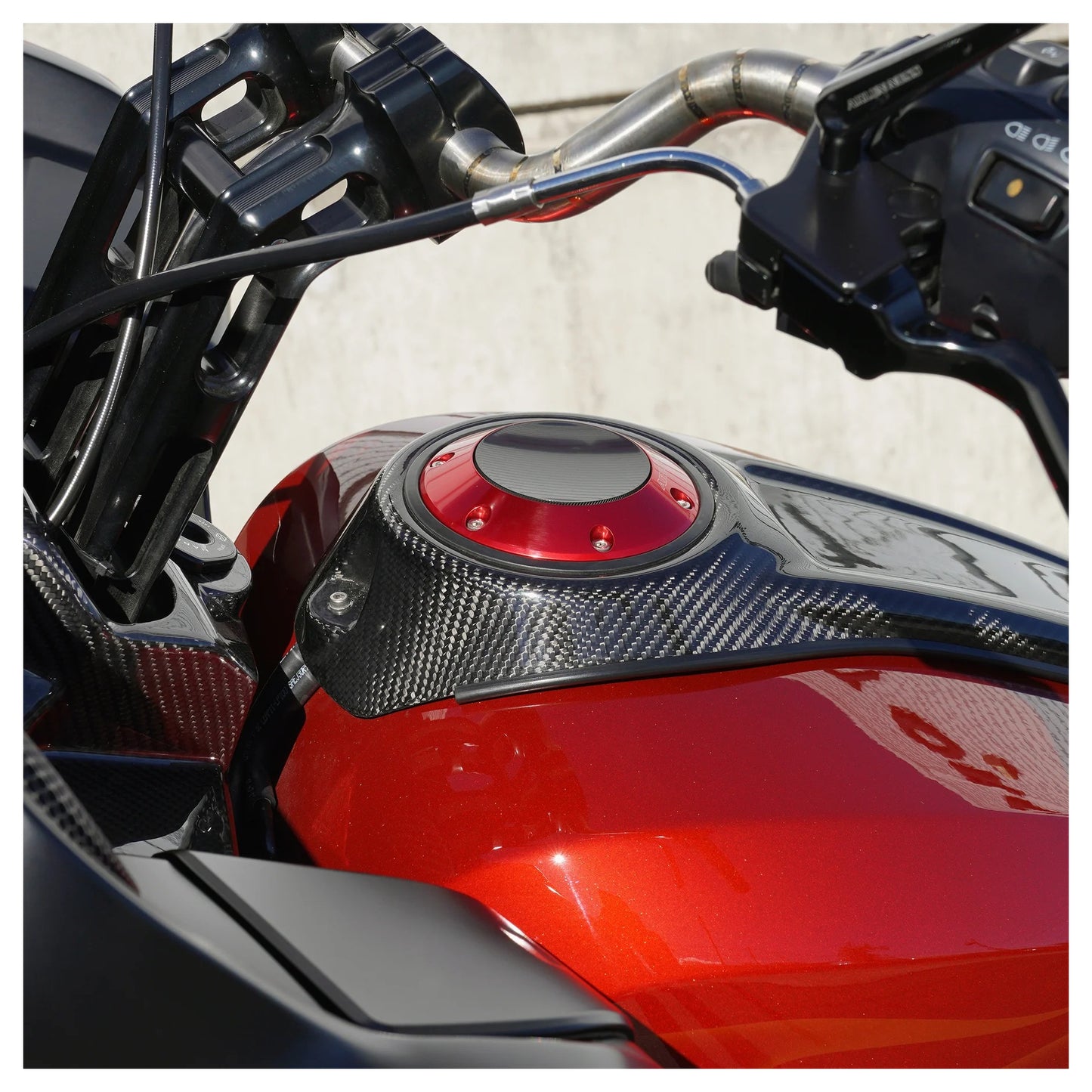 Tapón de gasolina emergente Arlen Ness para Harley FLHX/FLTRX 2023-2026