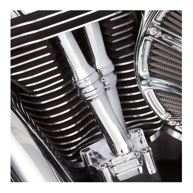 Cubiertas de varilla de empuje Arlen Ness calibre 10 para Harley