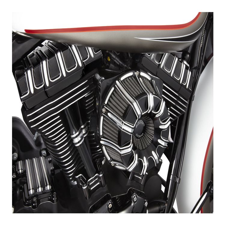 Cubiertas de varilla de empuje Arlen Ness calibre 10 para Harley