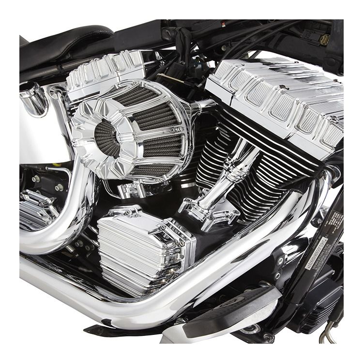 Cubiertas de varilla de empuje Arlen Ness calibre 10 para Harley