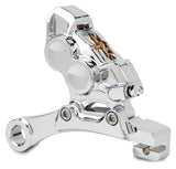 Kit de pinza y soporte trasero de 4 pistones Arlen Ness para Harley