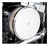 Kit de filtro de aire Arlen Ness Stage 2 Big Sucker para Harley Twin Cam 1999-2017. Filtro de aire estándar/cromado liso. [Instalado previamente]