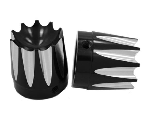 Cubiertas de tuercas del eje delantero Avon para Harley