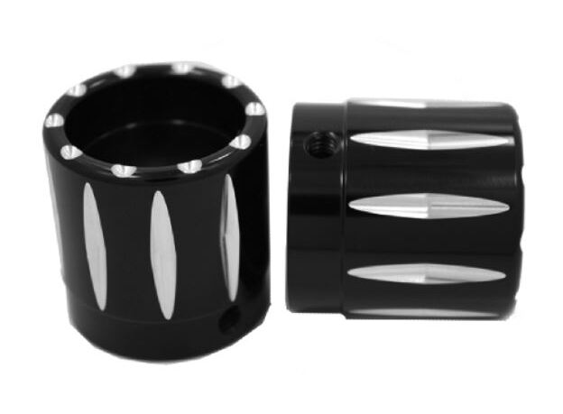 Cubiertas de tuercas del eje delantero Avon para Harley