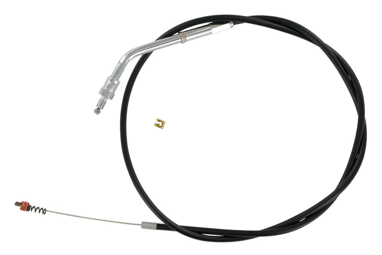 Cable de ralentí de vinilo negro Barnett para Harley 1981-1989 de serie [Caja abierta]