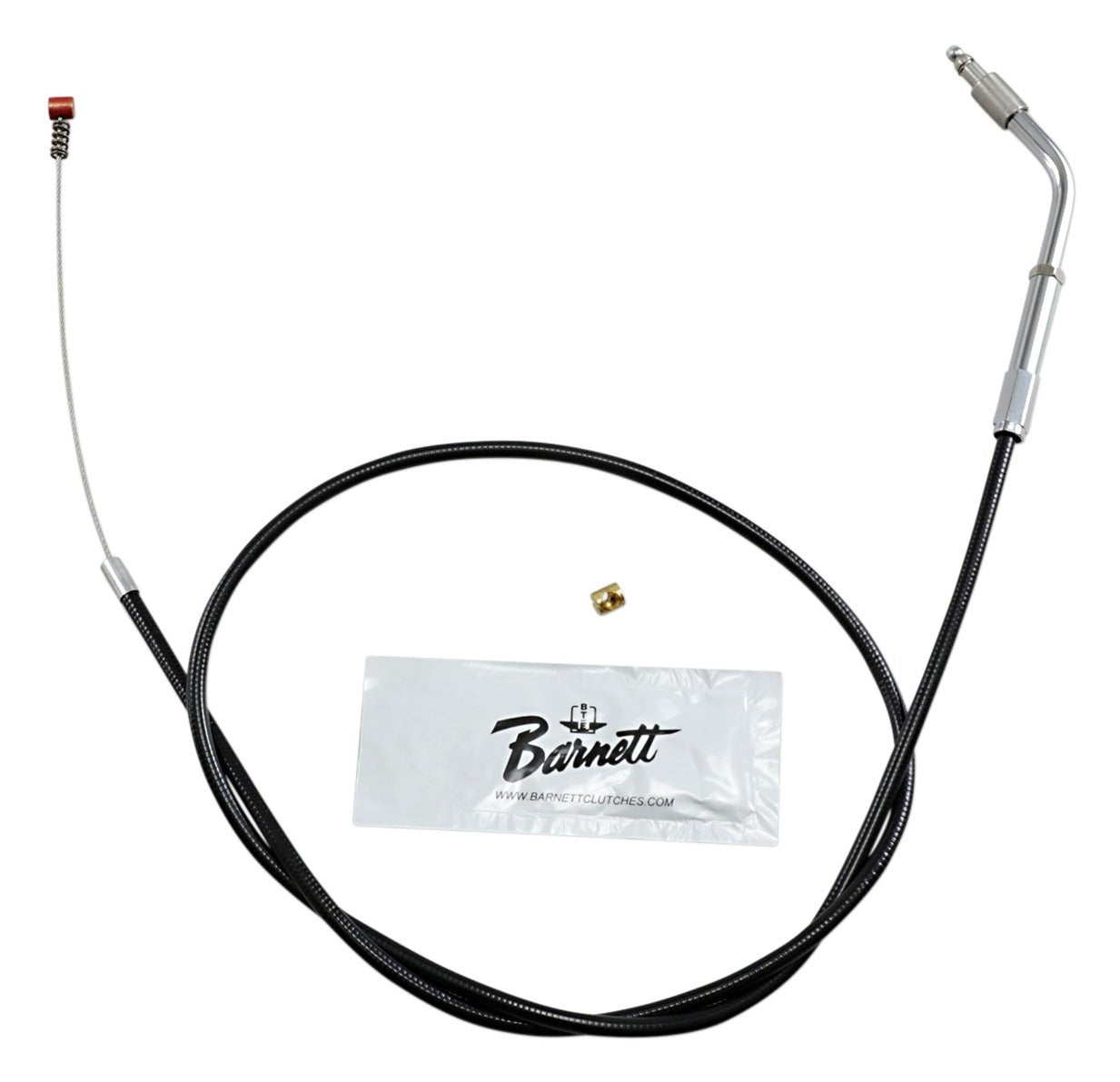 Cable de ralentí de vinilo negro Barnett para Harley Sportster 1996-2003 de serie / 130° / Negro [Caja abierta]