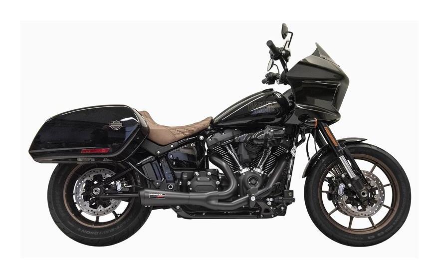 Sistema de escape corto Bassani 2 en 1 Ripper para Harley