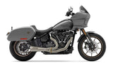 Sistema de escape corto Bassani 2 en 1 Ripper para Harley
