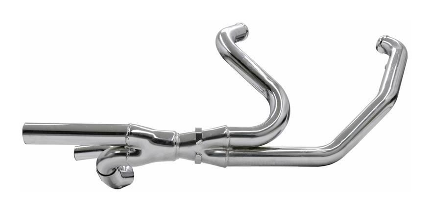 Tubos de escape dobles Bassani 2x2 para Harley Touring