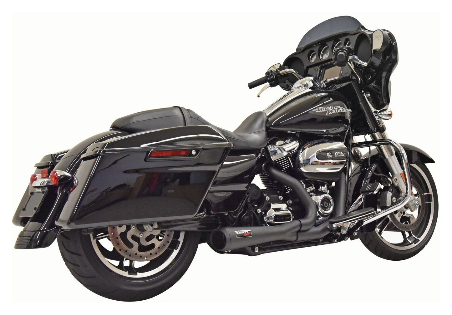 Escape corto Bassani Road Rage 2 en 1 para Harley Touring 2017-2026