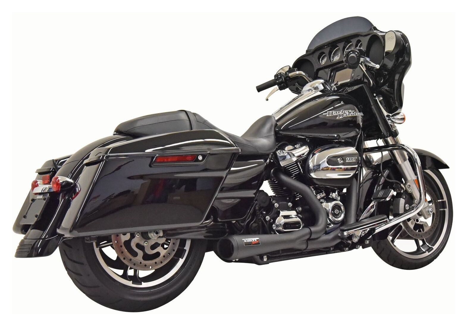 Escape corto Bassani Road Rage 2 en 1 para Harley Touring 2017-2026