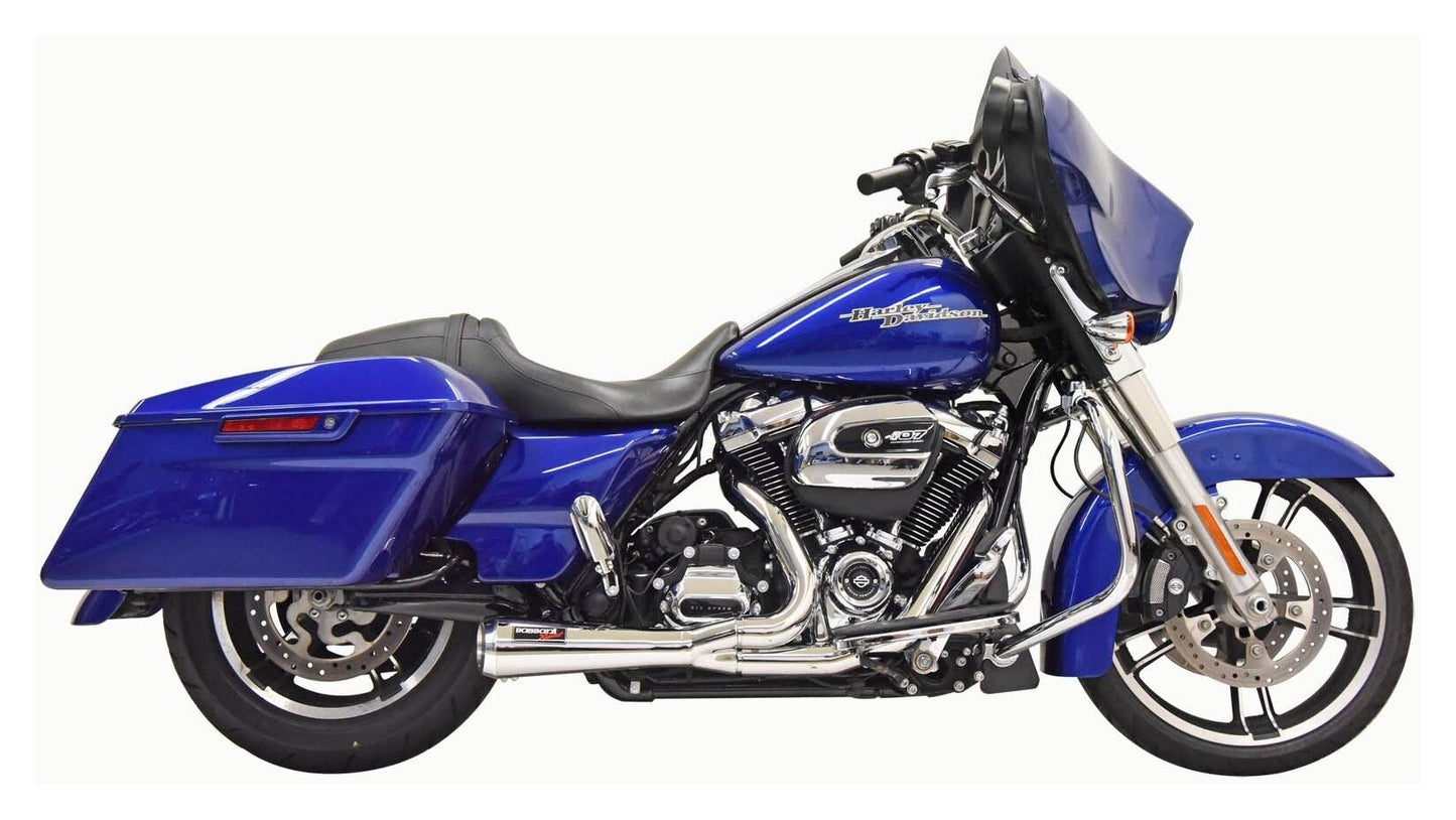 Escape corto Bassani Road Rage 2 en 1 para Harley Touring 2017-2026