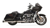 Tubos de escape dobles Bassani 2x2 para Harley Touring