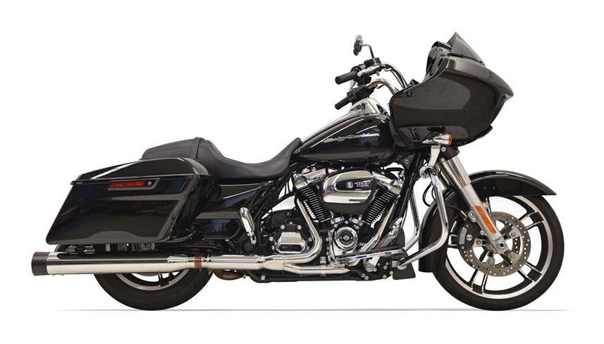 Tubos de escape dobles Bassani 2x2 para Harley Touring
