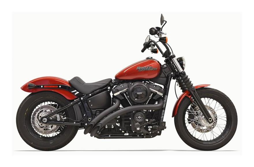 Escapes radiales Bassani con protectores térmicos para Harley