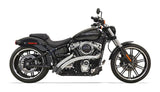 Escapes radiales Bassani con protectores térmicos para Harley