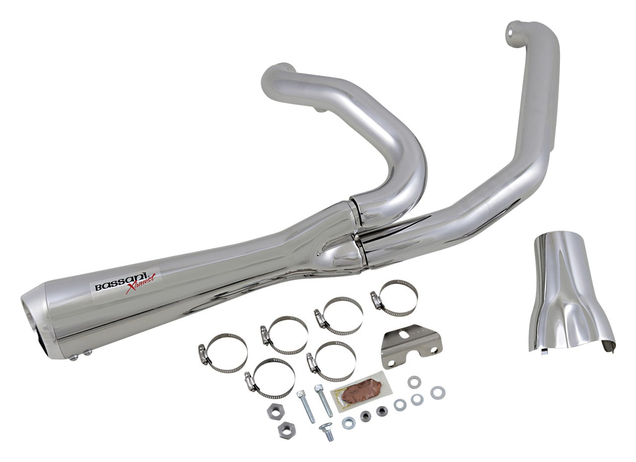 Escape corto Bassani Road Rage 2 en 1 para Harley Touring 2017-2026