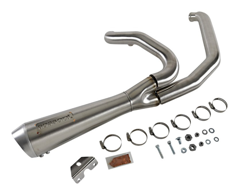 Escape corto Bassani Road Rage 2 en 1 para Harley Touring 2017-2026