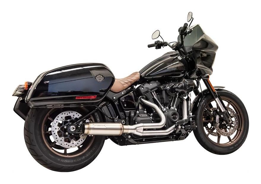 Escape Bassani Road Rage III 2 en 1 con silenciador Superbike para Harley
