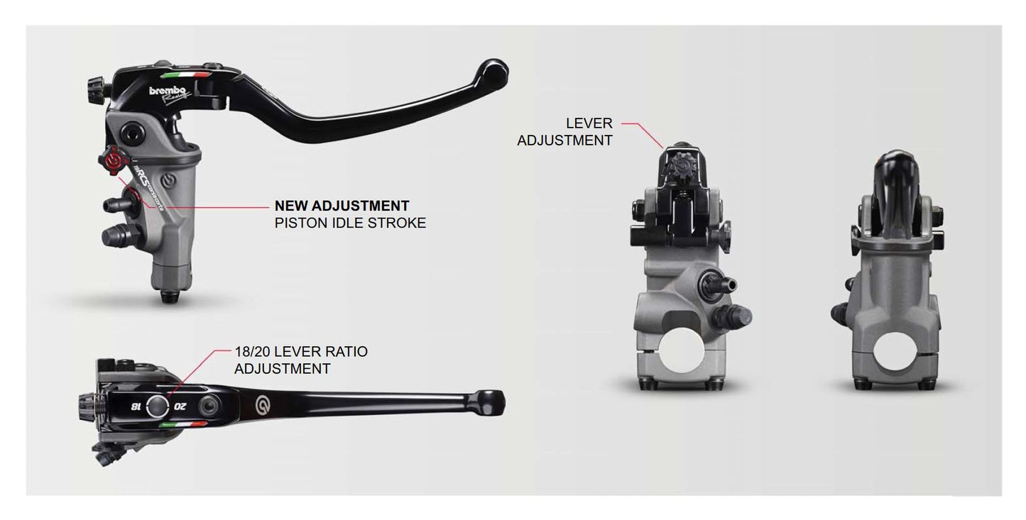 Cilindro maestro de freno Brembo 19RCS Corsa Corta
