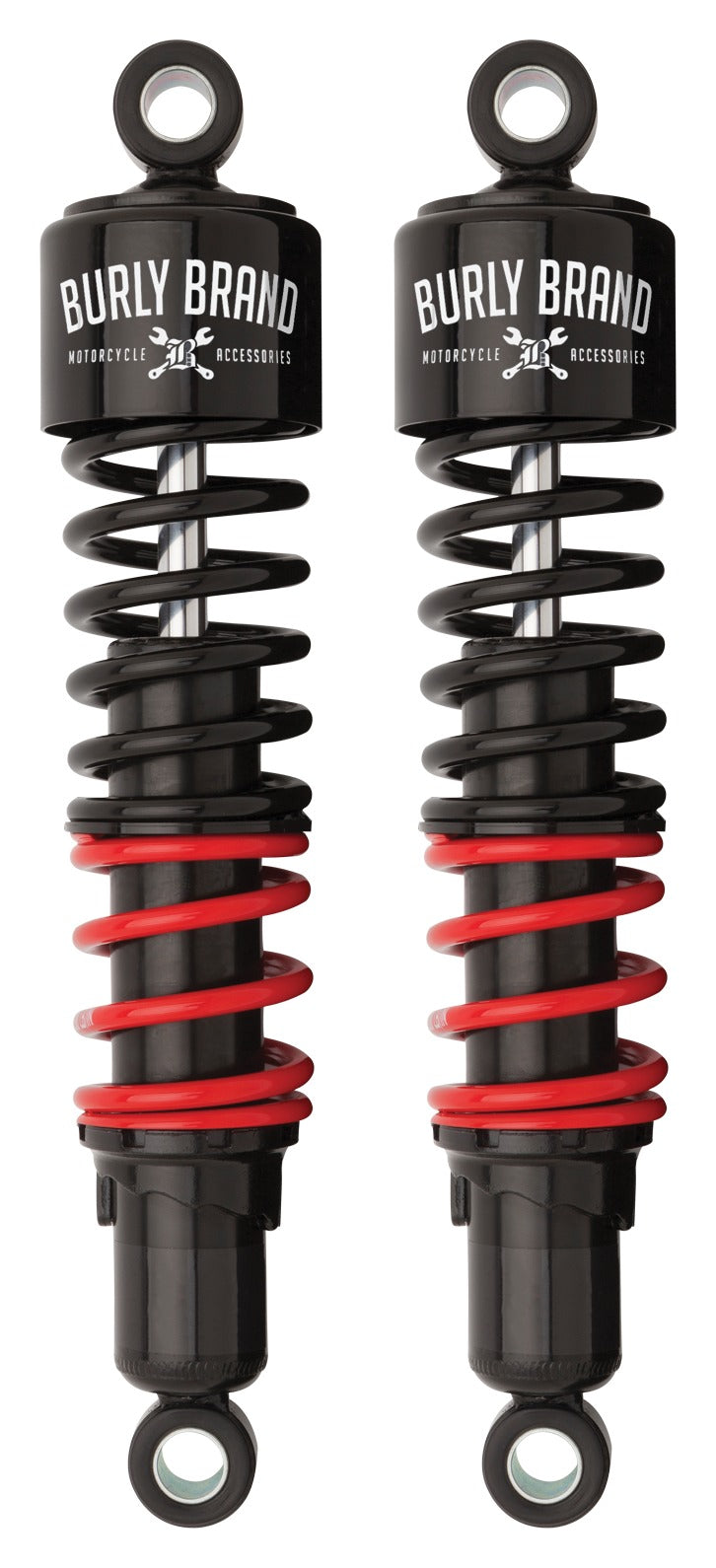 Amortiguadores traseros Burly Cafe Stiletto de 13" para Harley Sportster 1986-2022