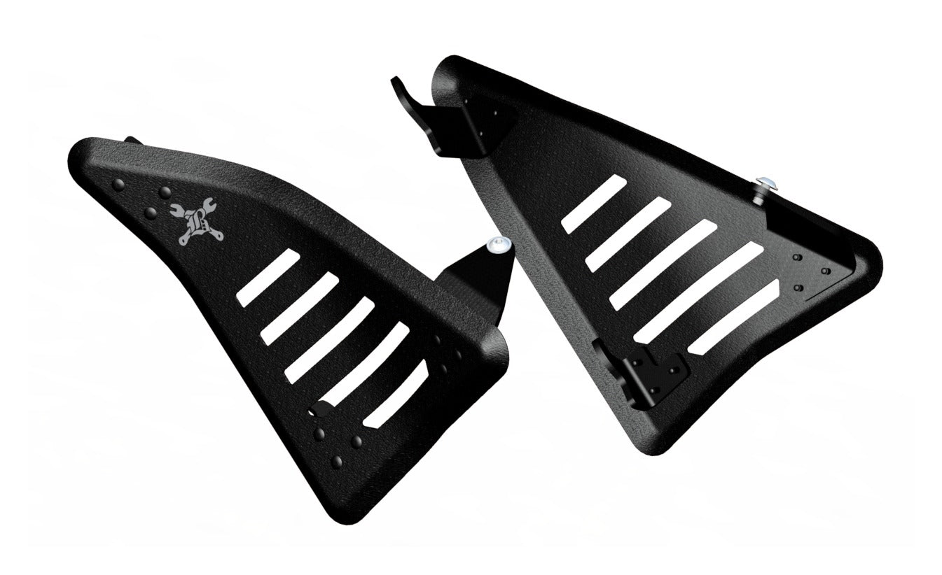 Juego de cubiertas de panel lateral Burly Brand Slash Cut para Honda Rebel 1100 (2021-2026)