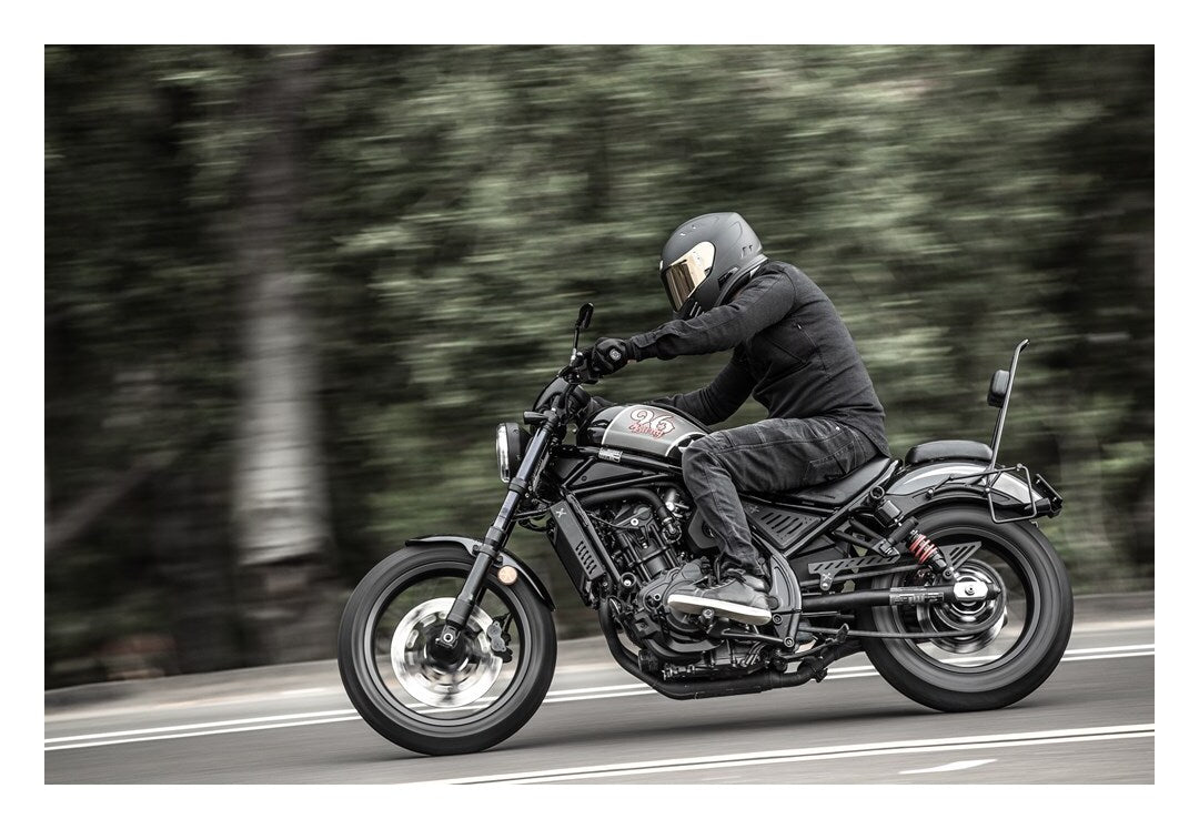 Juego de cubiertas de panel lateral Burly Brand Slash Cut para Honda Rebel 1100 (2021-2026)