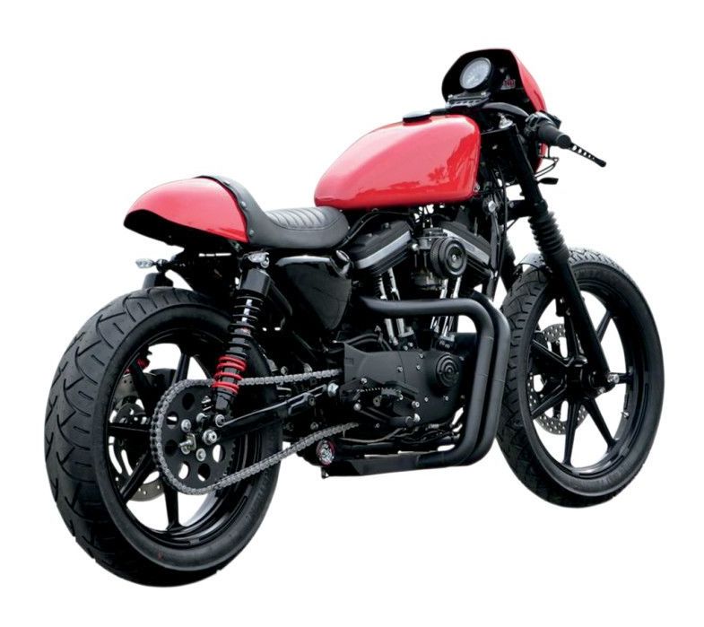 Amortiguadores traseros Burly Cafe Stiletto de 13" para Harley Sportster 1986-2022